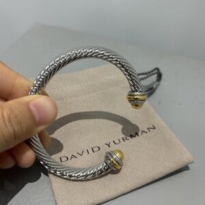 David Yurman 7mm Two-Tone Cable Bracelet